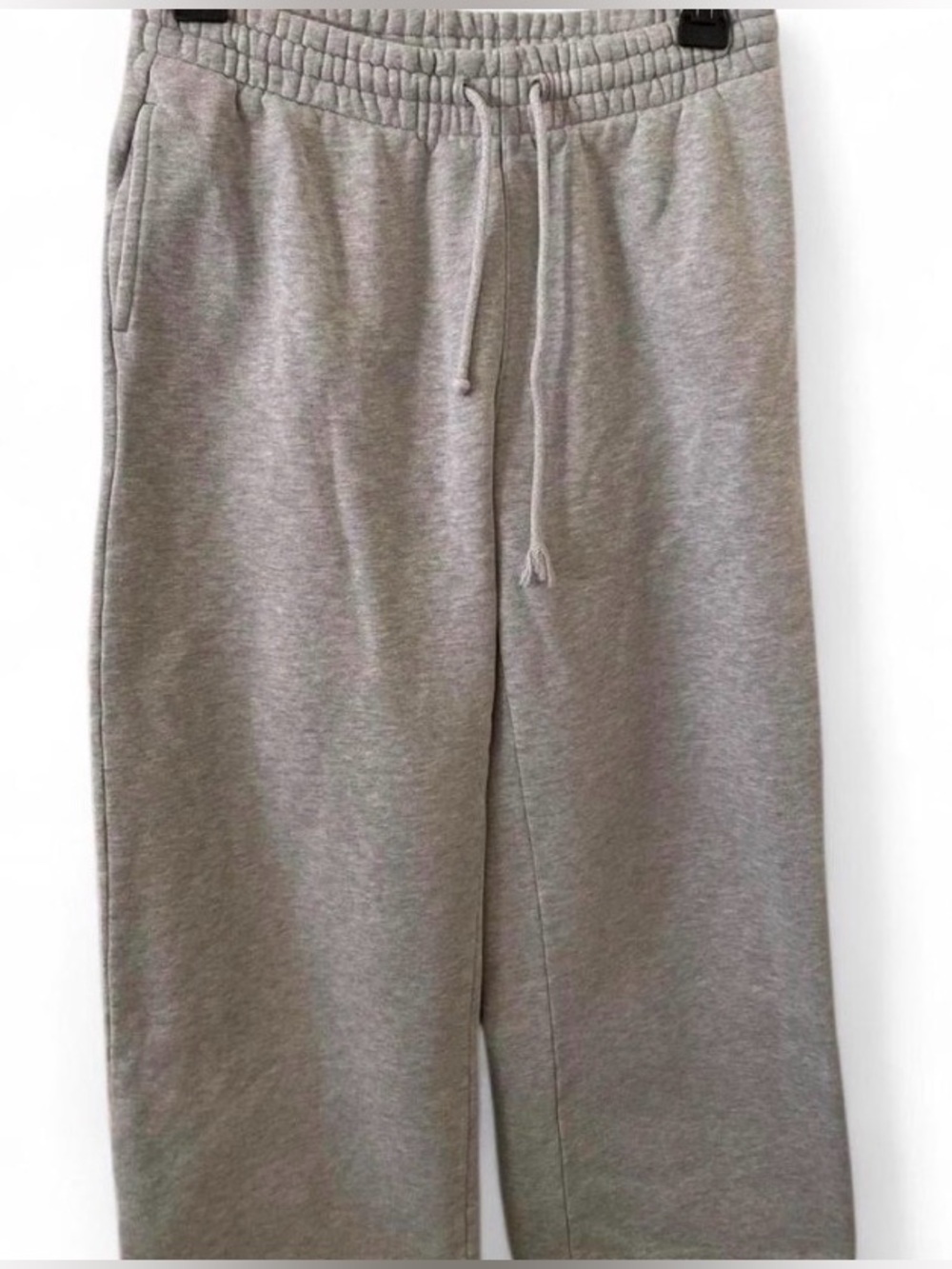 Aritzia Light Gray Wide-Leg Sweatpants